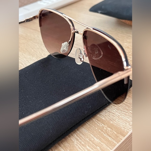 Quay Australian THE PLAYA Mirrored Aviator Sunglasses main image 4
